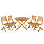 Blooma Aland Wooden 4 seater Dining set