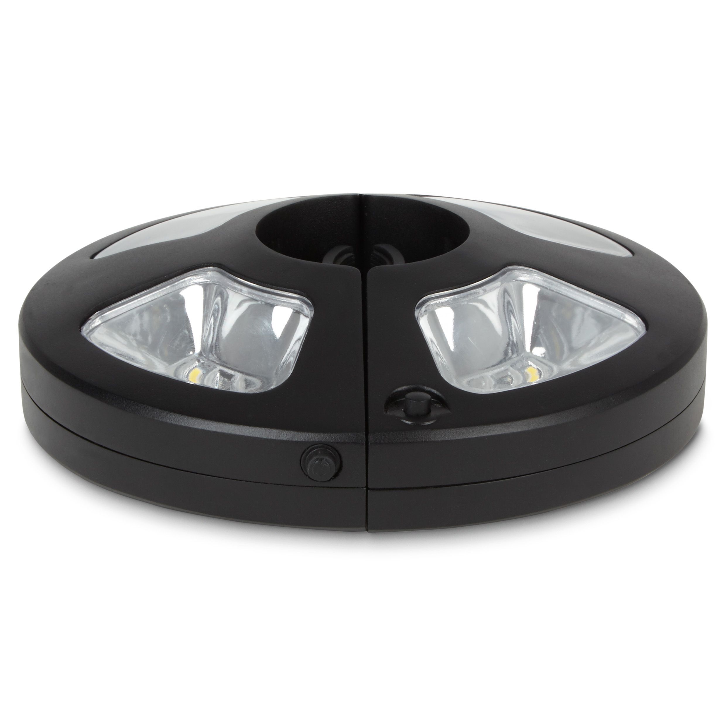 Blooma Alinda Black Battery-powered LED Parasol light