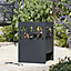Blooma Anabar Steel Black Firepit