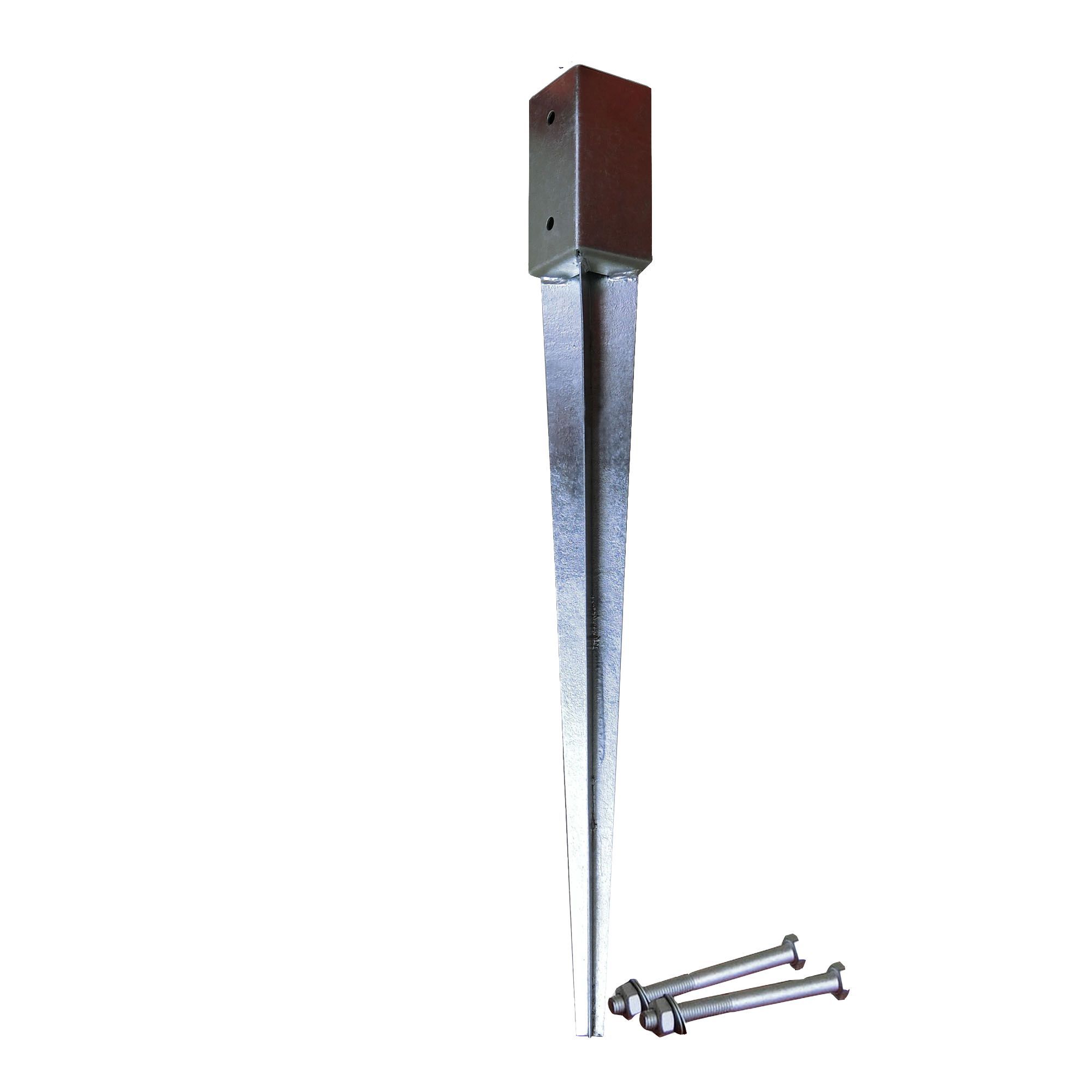 Blooma Anchor Steel Post support (L)70mm (W)70mm