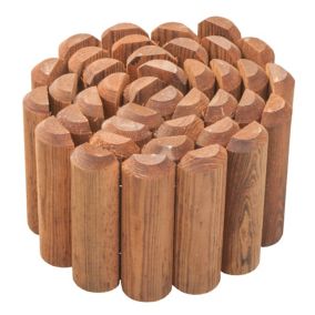 Blooma Bakassi Pine Edging roll (H)15cm (L)1.8m