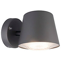 Blooma Barba Dark grey Mains-powered LED Outdoor Wall light 670lm