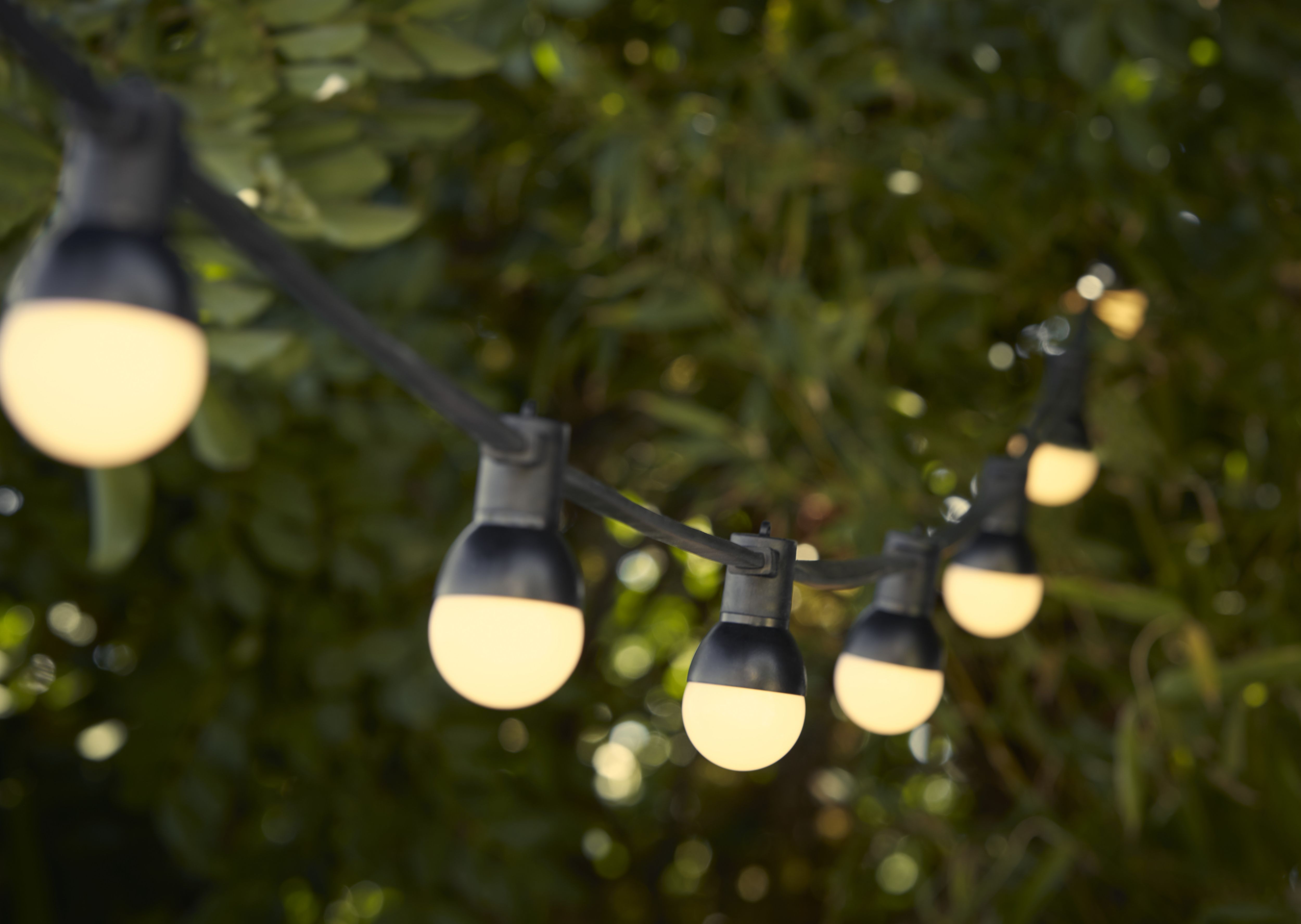 Blooma Barnaby Mains-powered Warm white 10 LED Outdoor String lights