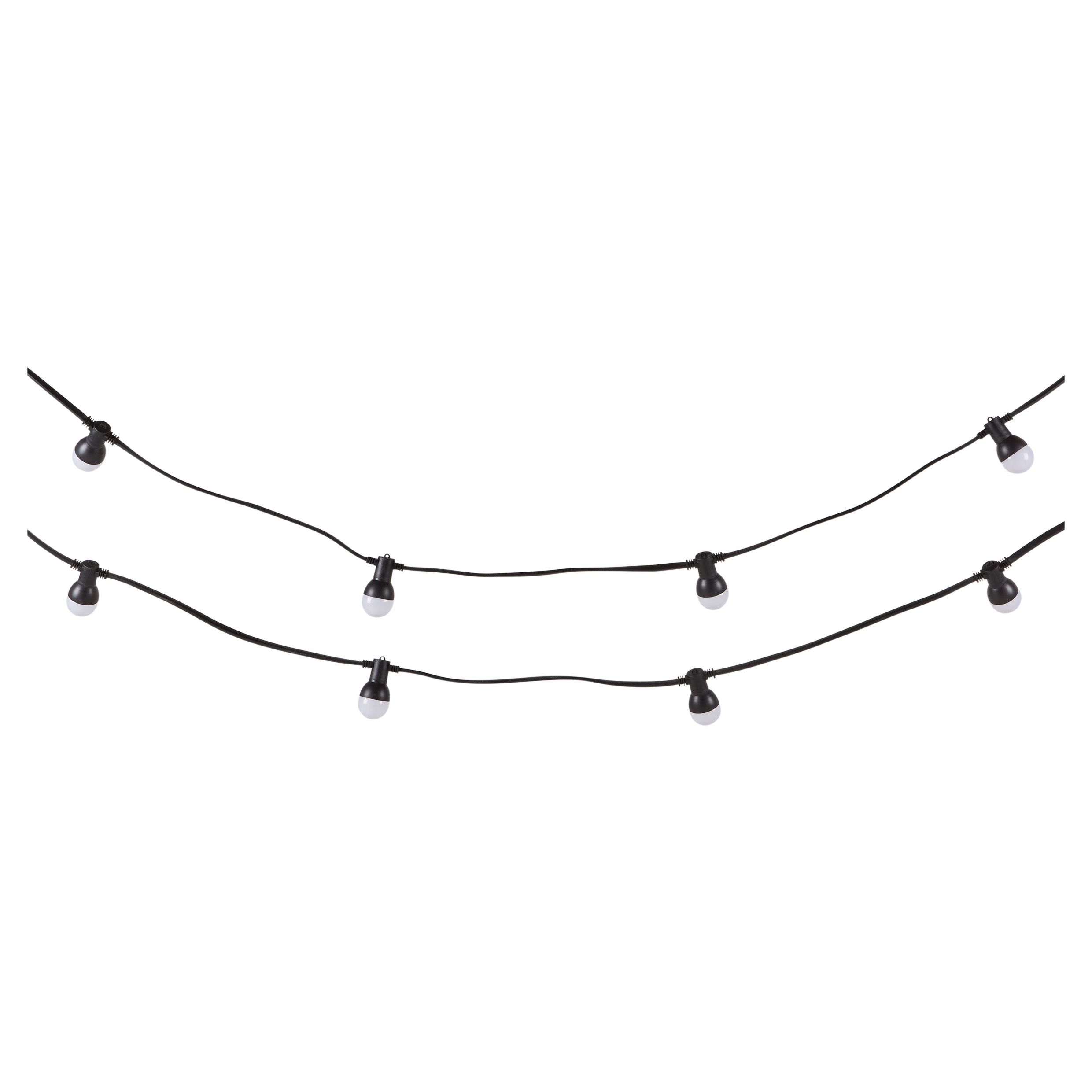 Blooma Barnaby Pastel Mains-powered Multicolour 10 LED Outdoor String lights