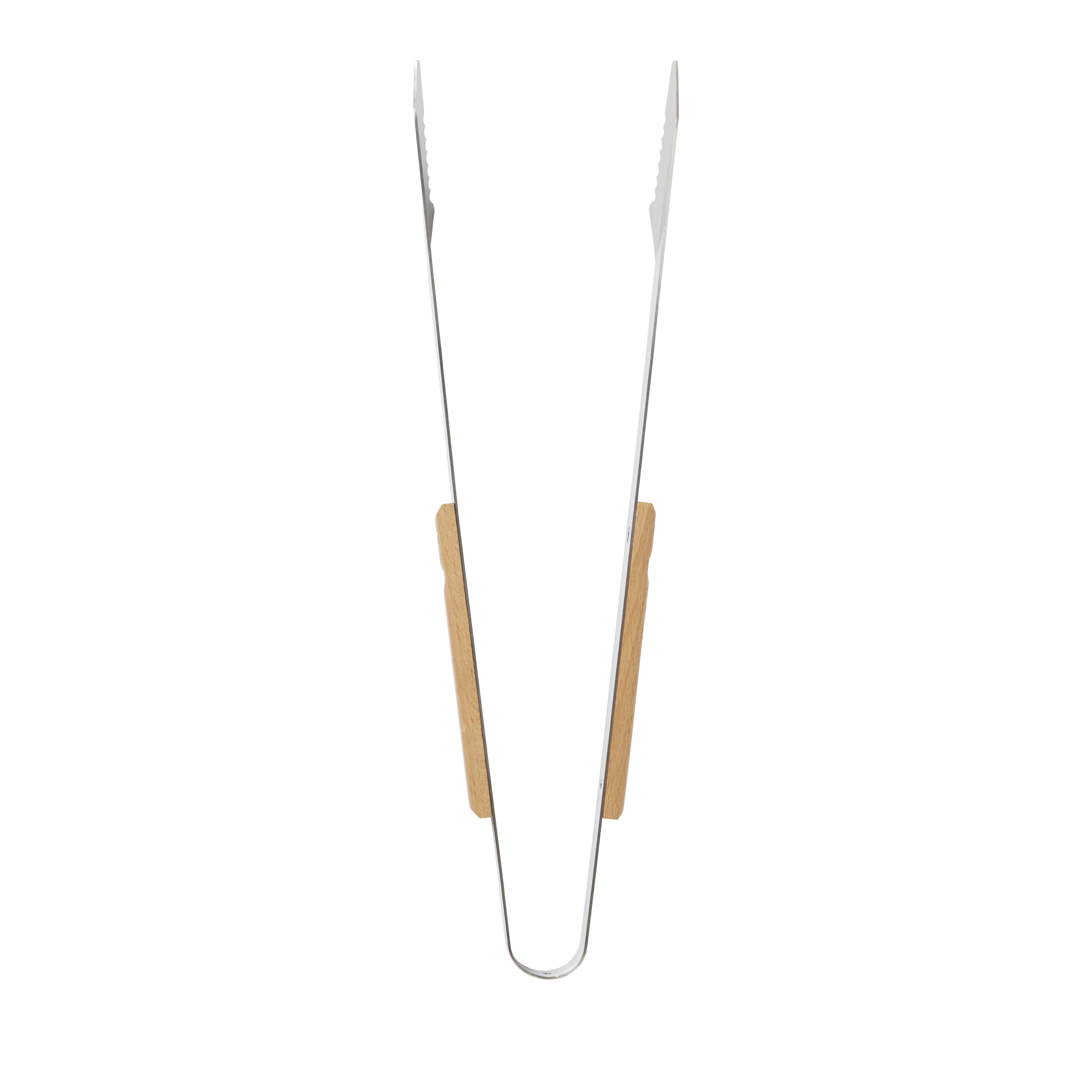 Blooma Beech & stainless steel Barbecue tool set