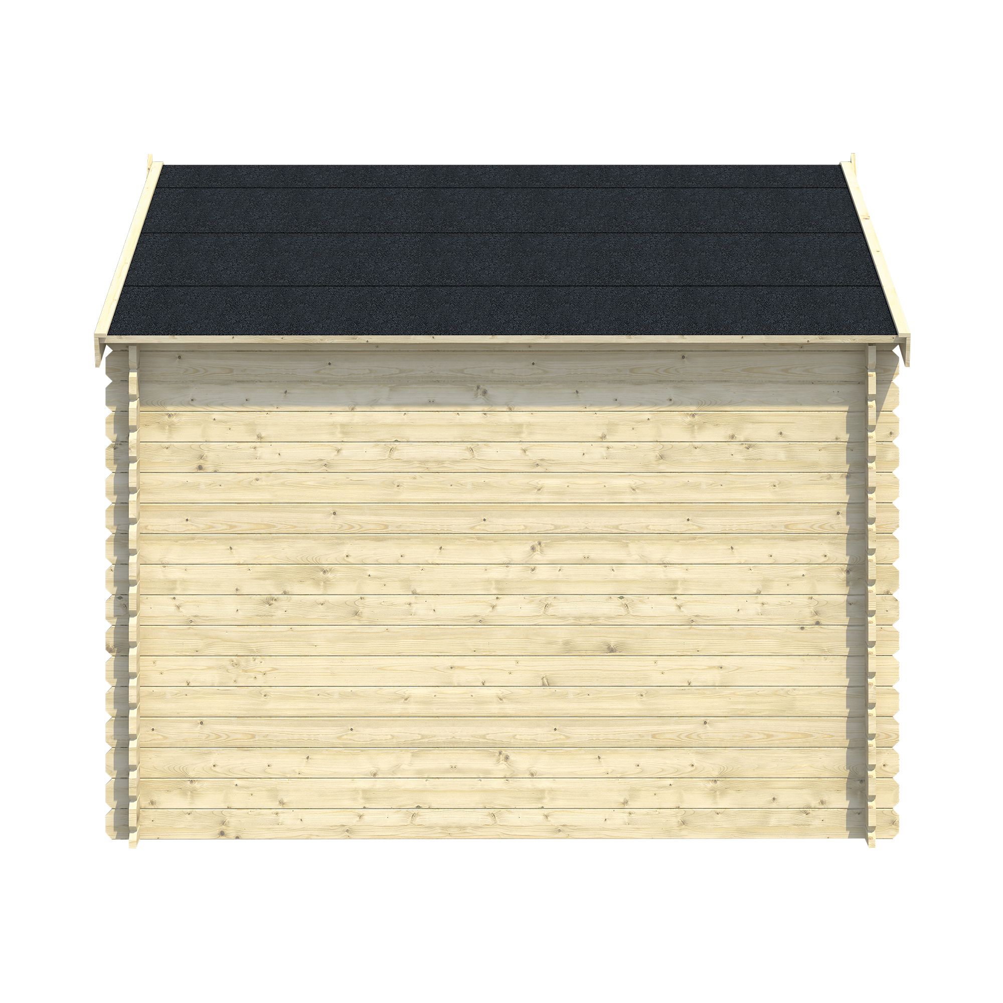 Blooma Belaïa 10x9 ft Apex Naturel Wooden Shed & 1 window