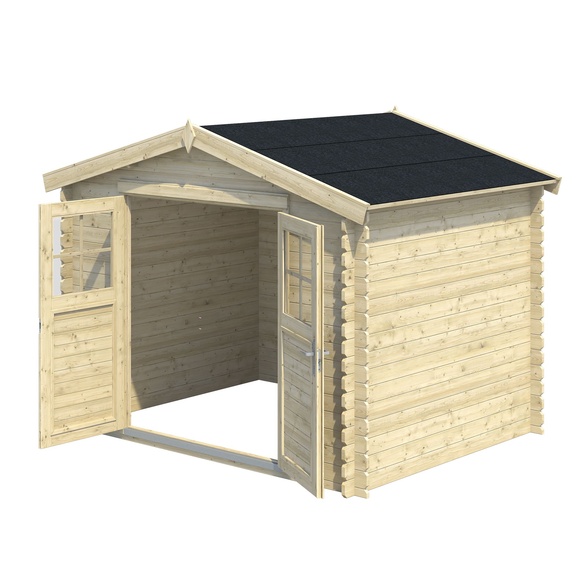 Blooma Belaïa 9x7 ft Apex Wooden Shed