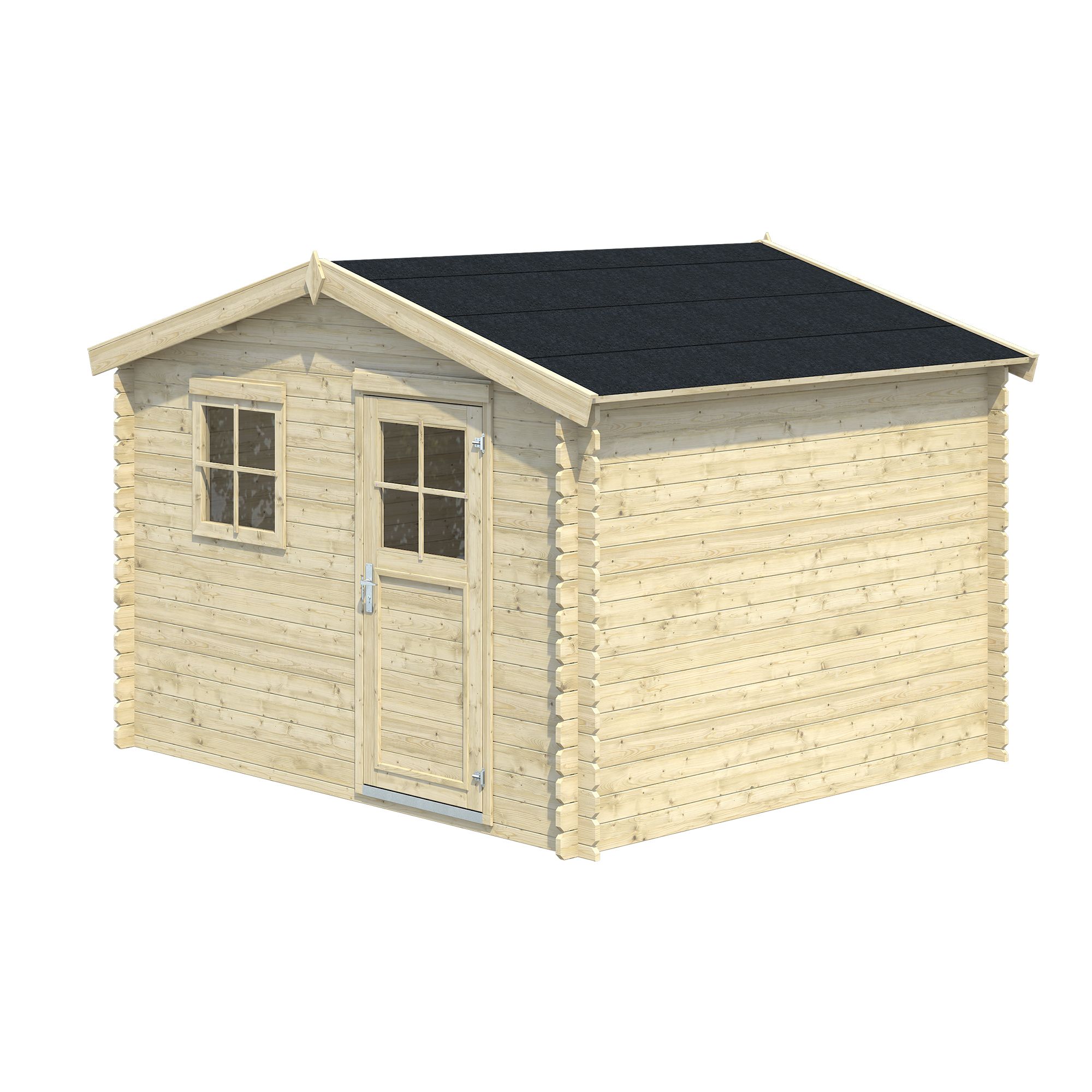 Blooma Belaïa Tongue & groove 10x9 ft Apex Wooden Kiln dried Shed & 1 window