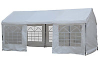 Blooma Betty White Rectangular Gazebo tent (H) 2.81m (W) 5.96m (D) 2.97m
