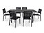 Blooma Black Extendable Table