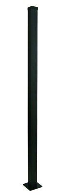 Blooma Black Metal Fence post (H)1.8m, Set