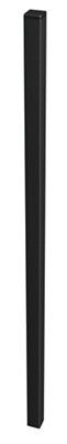 Blooma Black Metal Gate post (H)2.35m