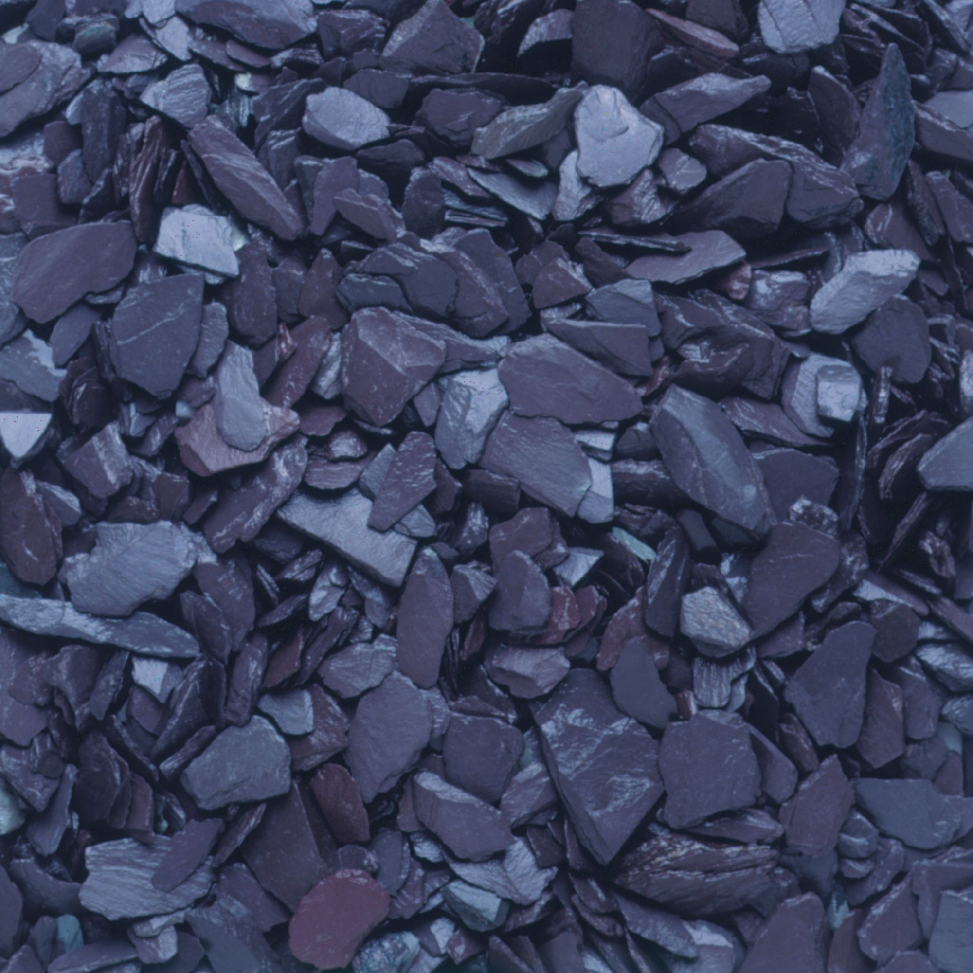 Blooma Blue 10-30mm Slate Decorative chippings, Bulk Bag, 9.5m²