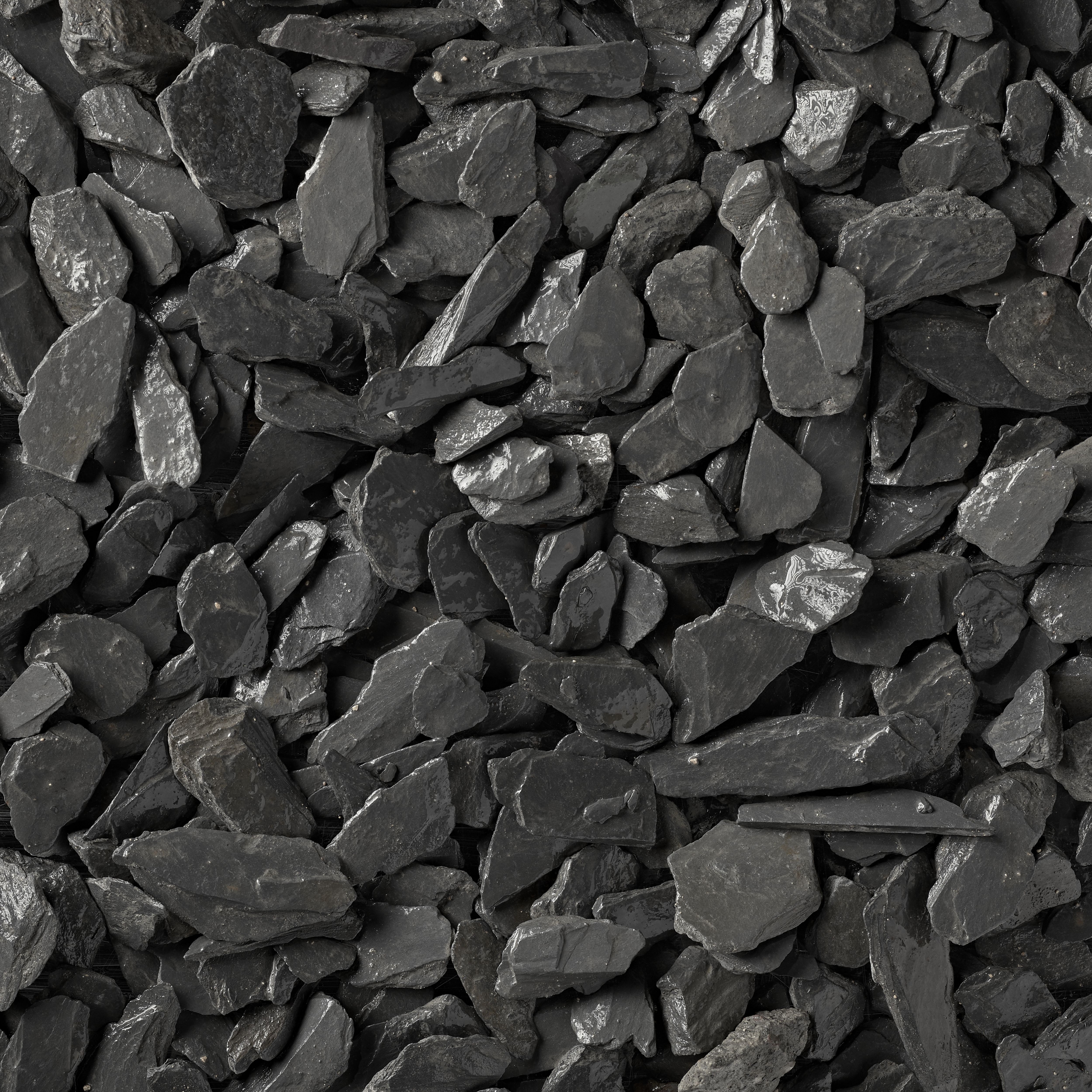 Blooma Blue grey Slate Decorative chippings, Midi Bag, 0.23m² | DIY at B&Q