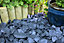 Blooma Blue Slate Decorative chippings, Large 22.5kg Bag