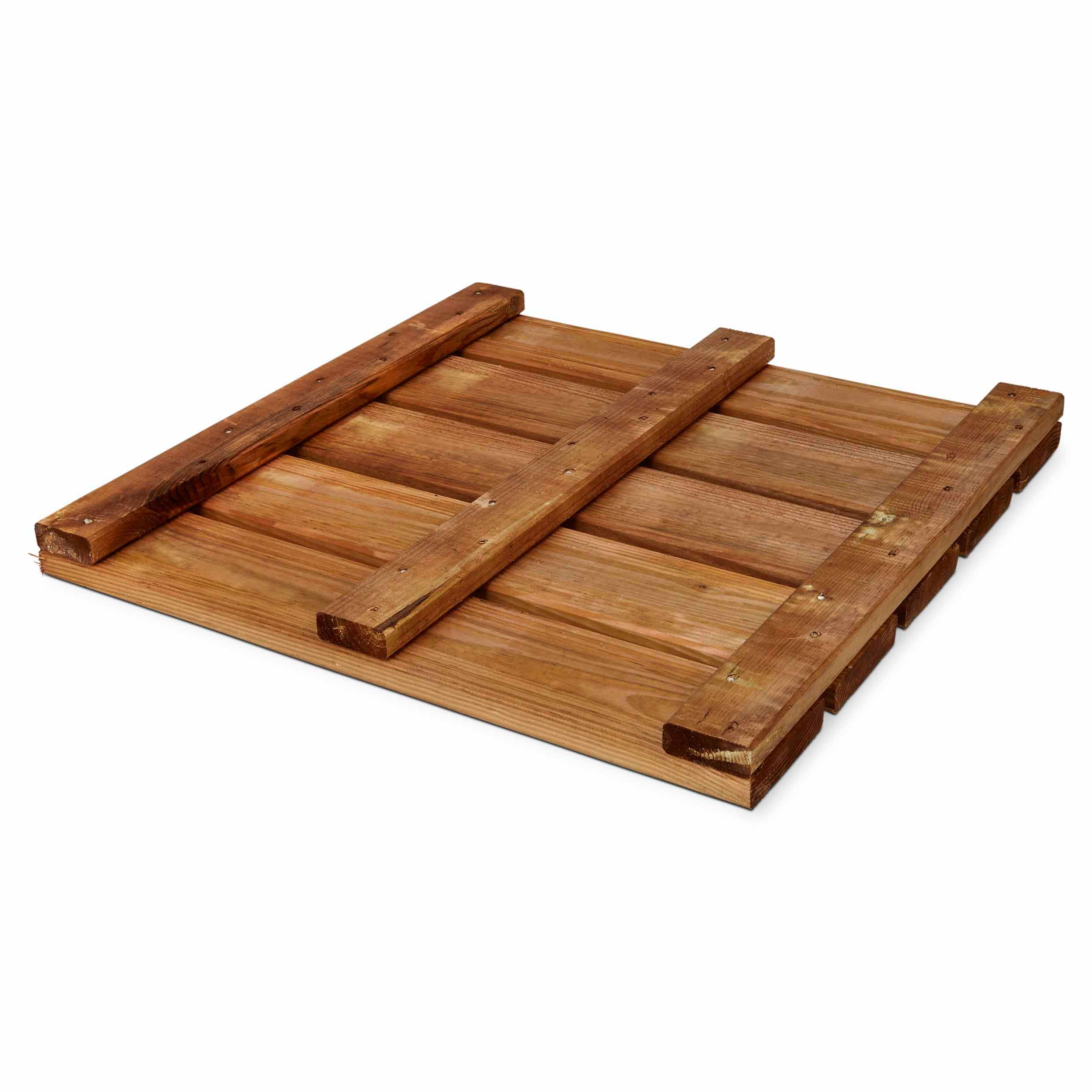 Blooma Brantas Brown Wooden Deck tile (L)50cm (W)50cm (T)40mm - 3