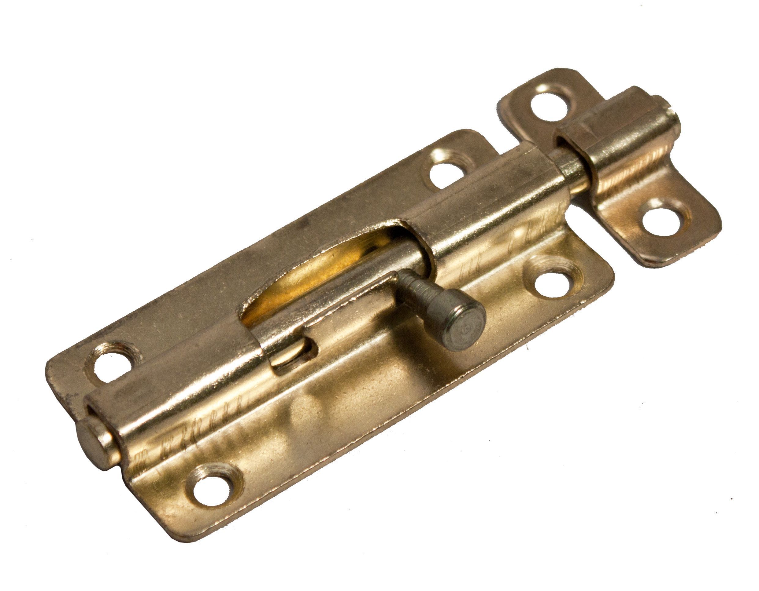 Blooma Brass effect Steel Barrel Door bolt (L)102mm (W)15mm | DIY at B&Q