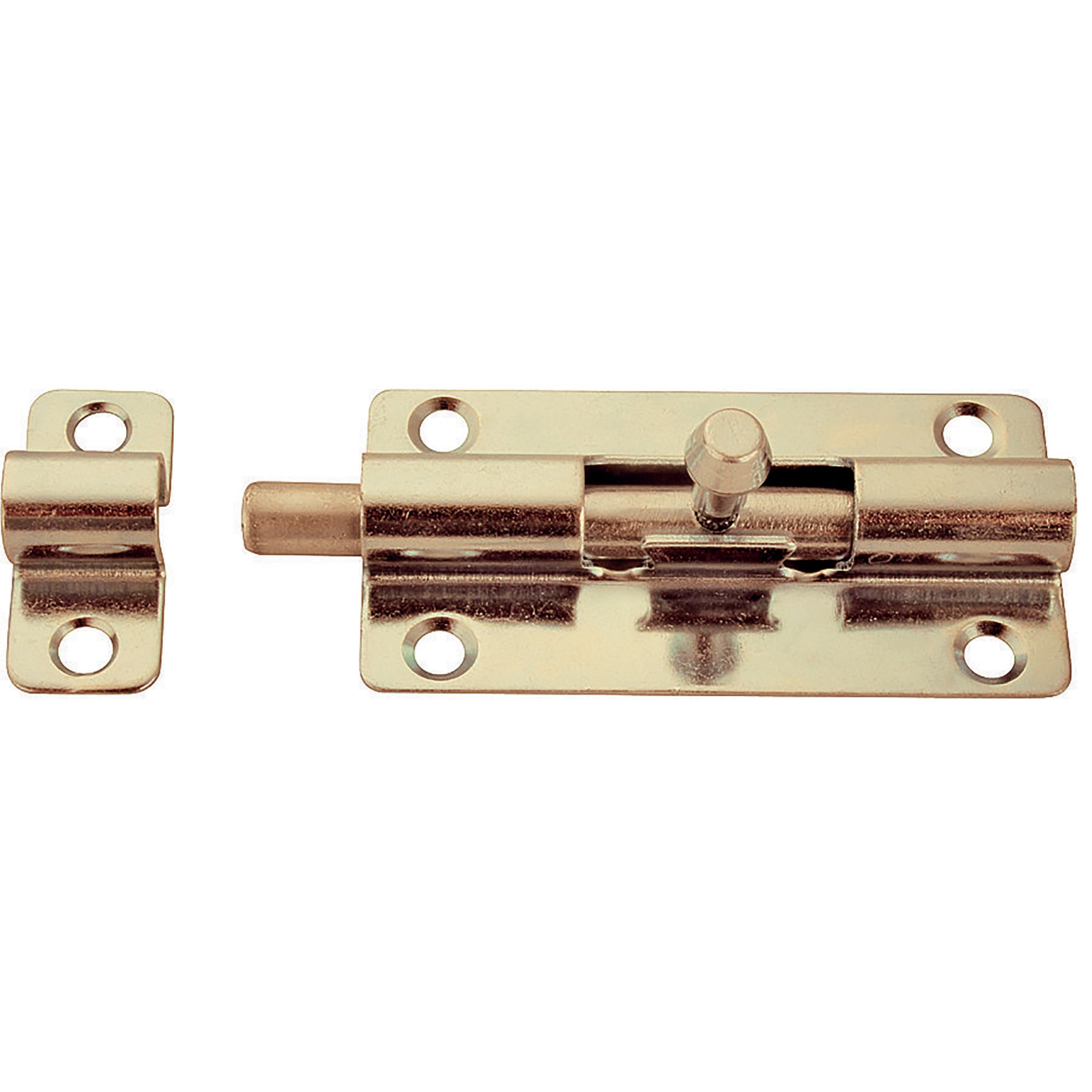 Blooma Brass effect Steel Barrel Door bolt (L)102mm (W)15mm