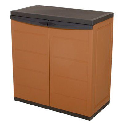 Blooma Brown Garden storage 920mm 880mm DIY at B Q