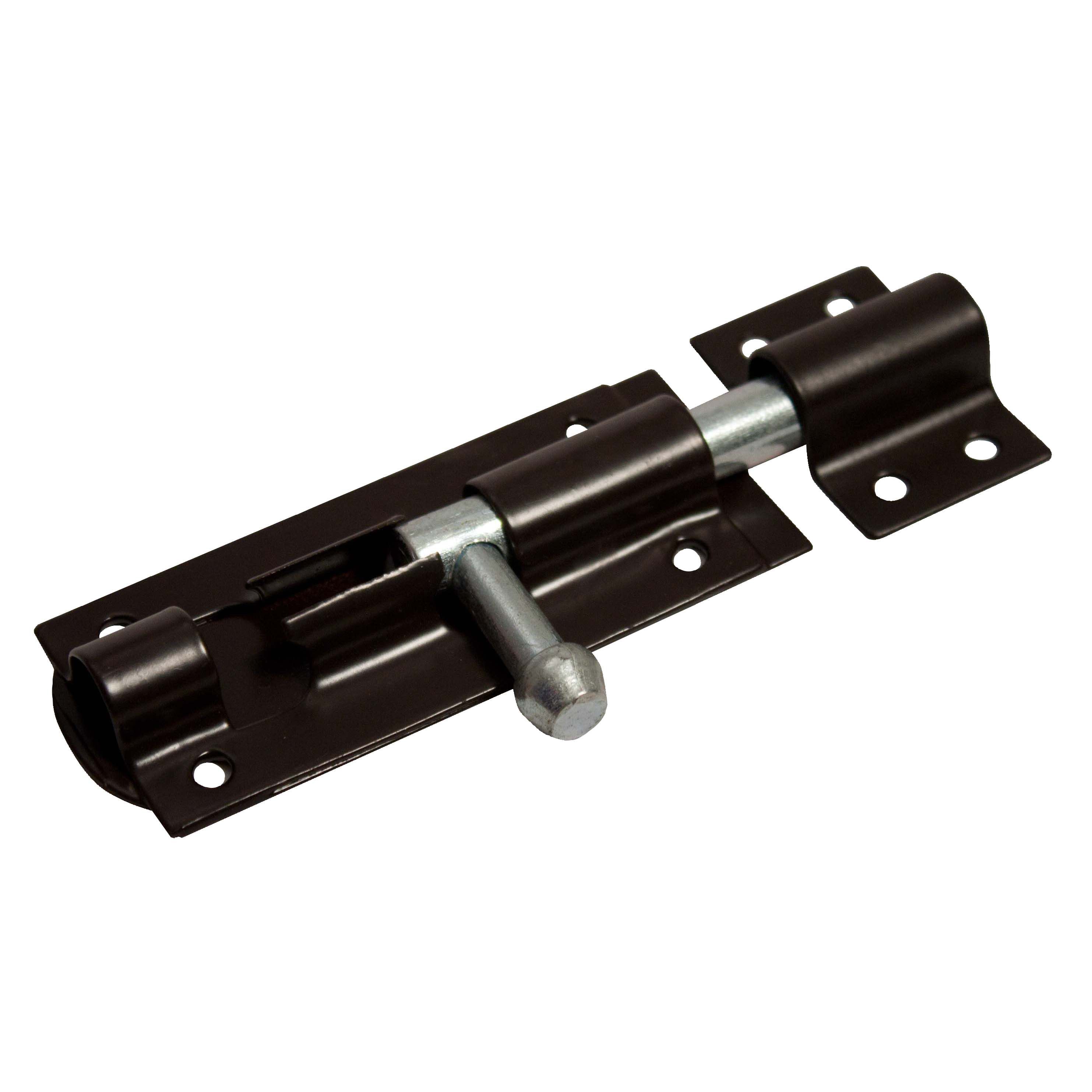 Blooma Brown Steel Barrel Door bolt (L)76mm (W)40mm