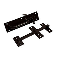 Blooma Brown Steel Gate latch, (L)45mm