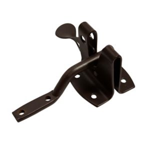 Blooma Brown Steel Gate latch, (L)50mm