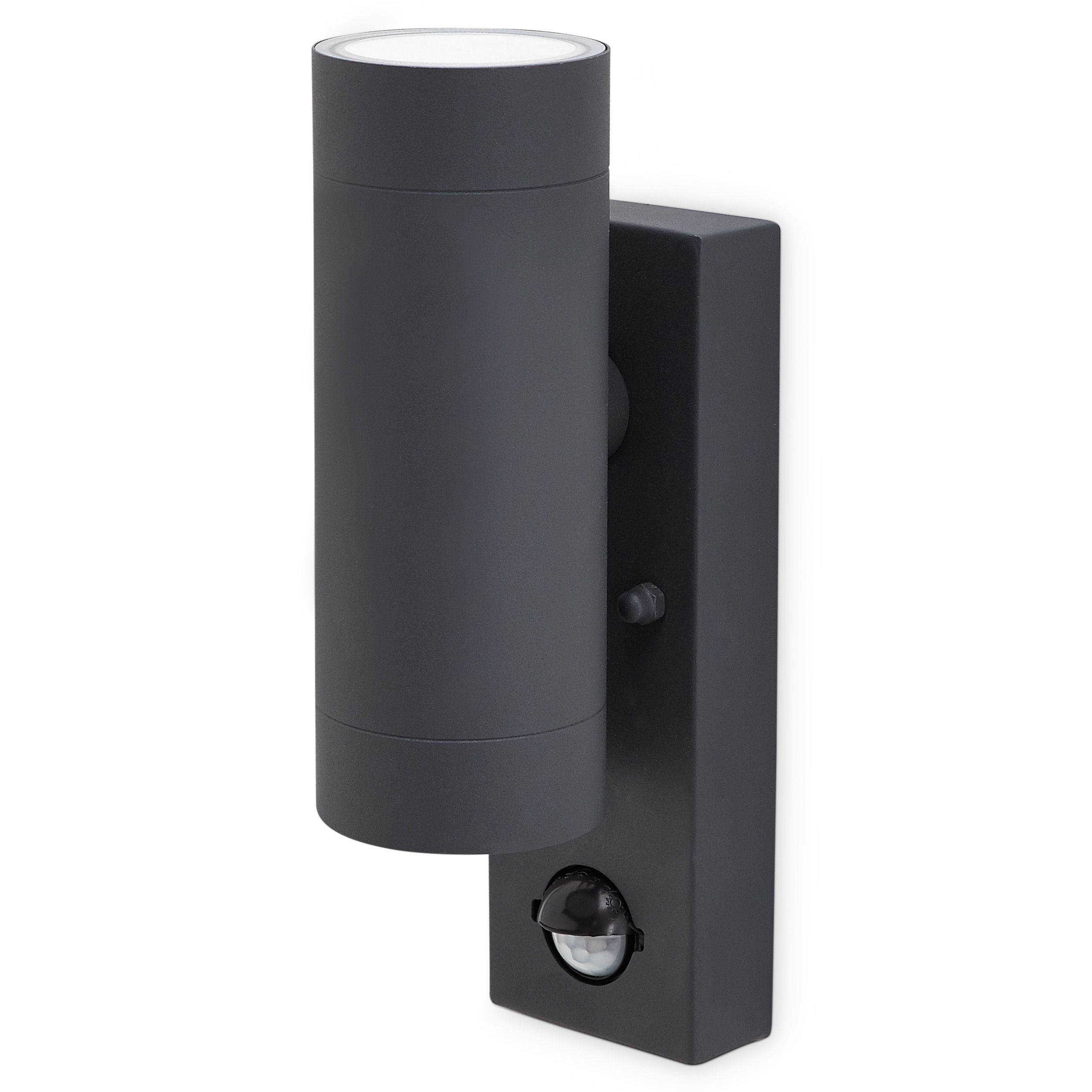 Blooma Candiac Adjustable Matt Charcoal grey Mains powered LED