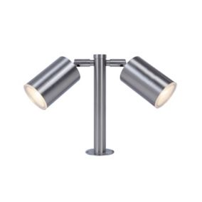 Blooma Candiac Silver effect LED Double Spike light (D)60mm