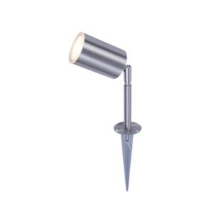 Blooma Candiac Silver effect LED Outdoor Spike light 6611104001 (D)60mm, Pack of 4