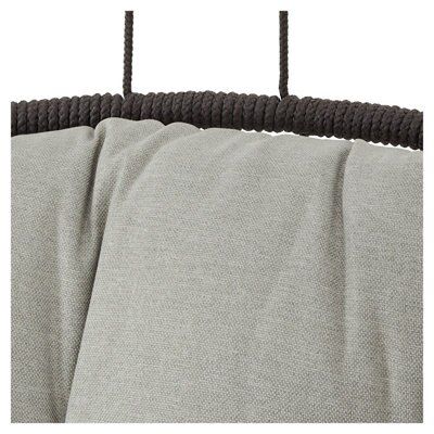 Blooma Cannock Grey Plastic Foldable Egg Chair