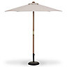 Blooma Capri (W) 2.48m (H) 2.3m Cream Cantilever parasol