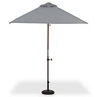 Blooma Capri (W) 2.6m (H) 2.66m Grey Standing parasol