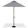 Blooma Capri (W) 2.6m (H) 2.66m Grey Standing parasol
