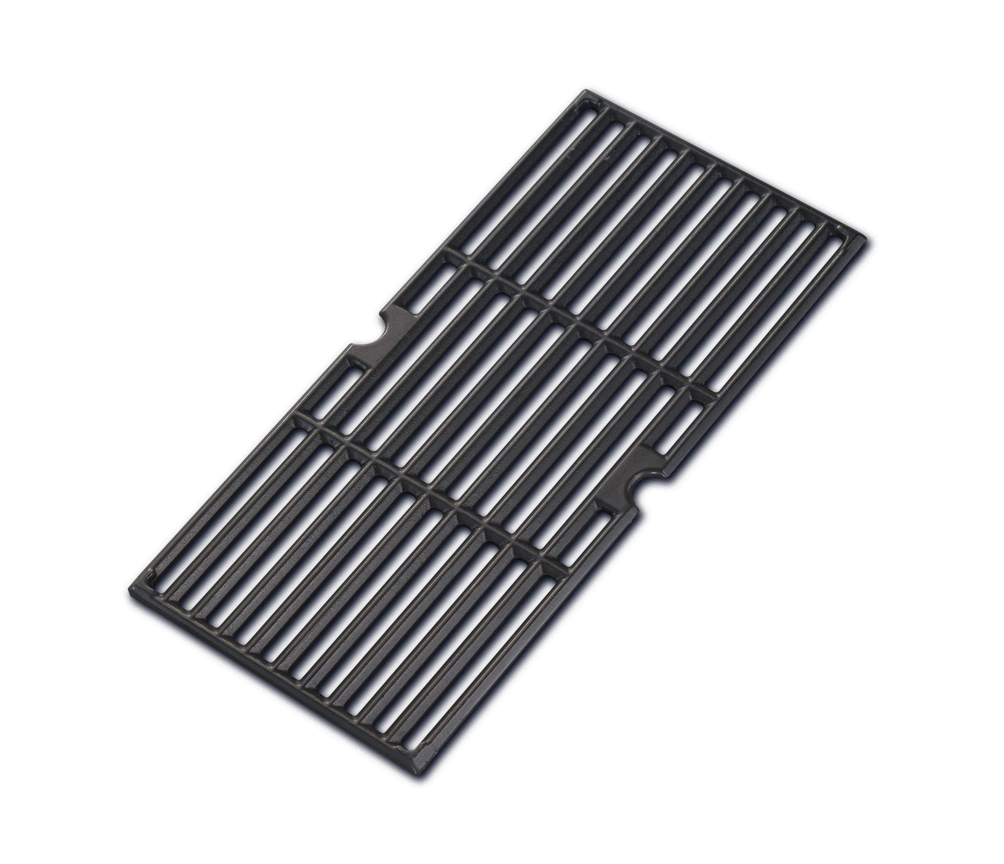 Blooma Cast iron Rectangular Aluminium cast alloy steel Barbecue grate 43cm L x 20cm W