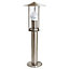 Blooma Chignik Brushed Silver effect Mains-powered Halogen Post light (H)500mm