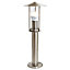 Blooma Chignik Silver effect Mains-powered 1 lamp Halogen Post light (H)500mm