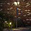 Blooma Chignik Silver effect Mains-powered 3 lamp Halogen Post lantern (H)2000mm