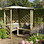 Blooma Chiltern Corner arbour, (H)2100mm (W)1580mm (D)1580mm - Assembly required
