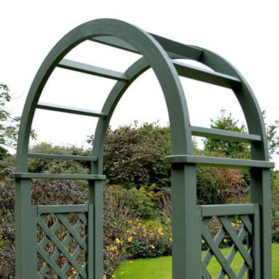 Blooma Chiltern Pre-painted lattice Softwood Arch