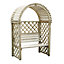 Blooma Chiltern Round Arbour, (H)1990mm (W)1340mm (D)800mm - Assembly required