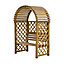 Blooma Chiltern Round top Arbour, (H)1990mm (W)1340mm (D)800mm - Assembly required