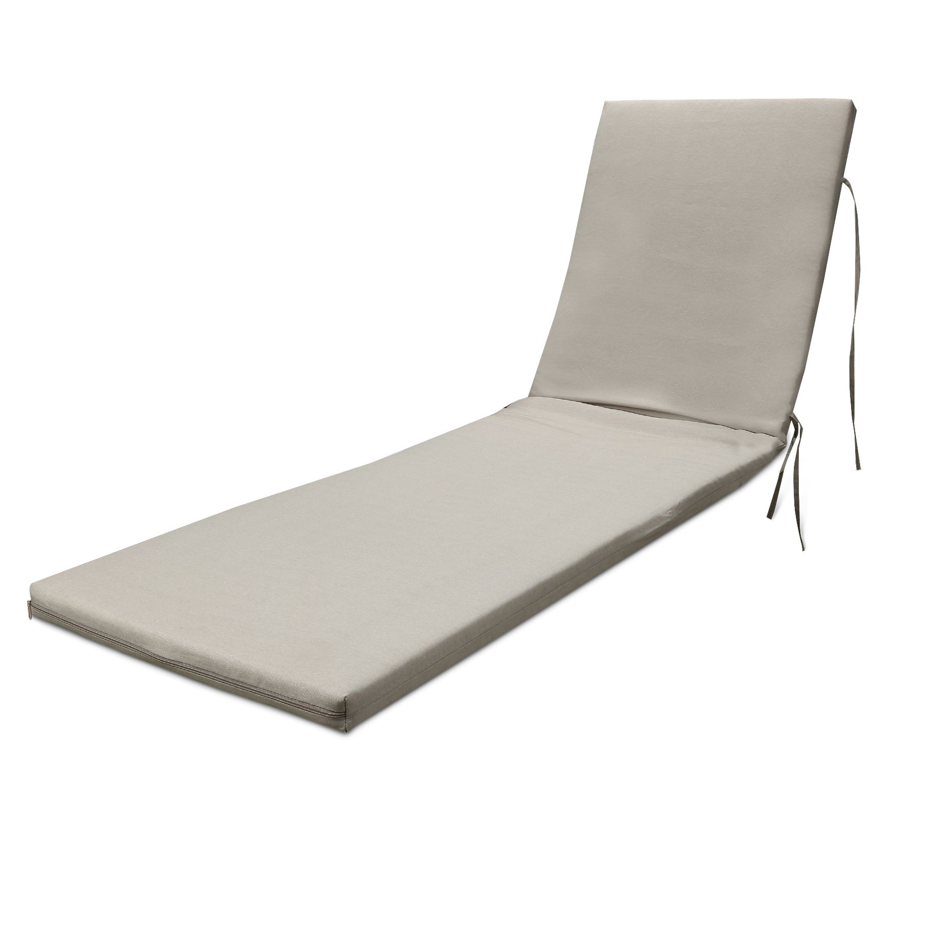 Blooma Cocos Dove Plain Outdoor Rectangular Sunlounger