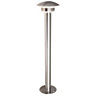 Blooma Corvus Stainless steel effect Mains-powered LED Outdoor Post light (H)760mm