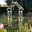 Blooma Cottage Apex top Softwood Arch - Assembly service included