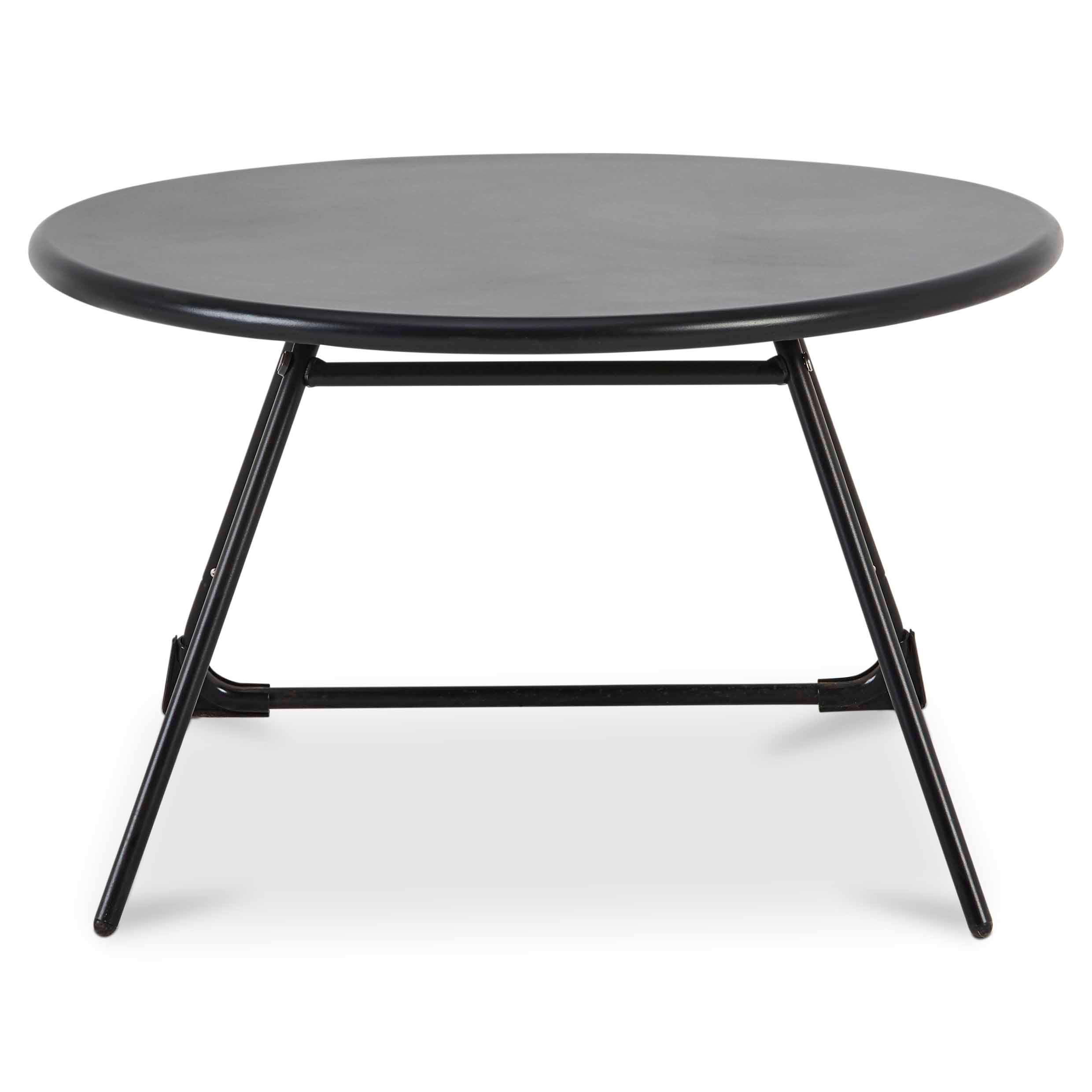 Blooma Cuba Cream & black Metal 2 seater Coffee set