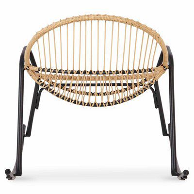 Blooma Cuba Cream Wooden Rocking Chair