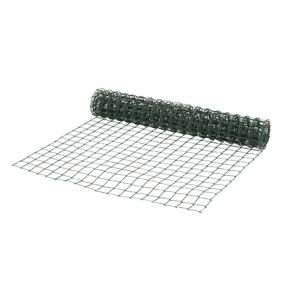 Blooma Dark green PVC-coated High-density polyethylene (HDPE) Wire mesh fencing, (L)5m (W)1m