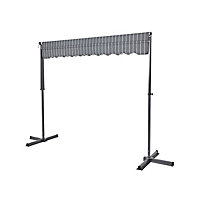 Blooma Dark grey & white Retractable Awning, (L)3.95m (W)3m