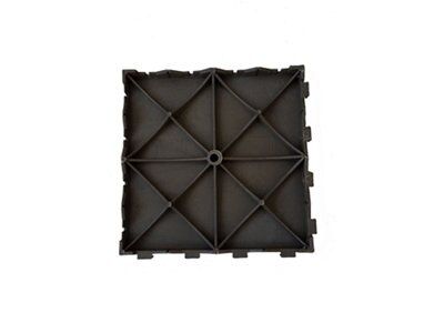 Blooma Deck tile (L)40cm (W)40cm (T)45mm, Pack of 4