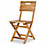Blooma Denia Wooden Brown Foldable Chair
